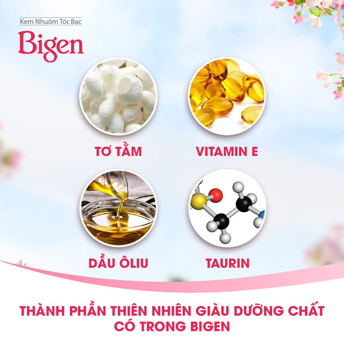 Thuốc nhuộm dưỡng tóc phủ bạc thảo dược Bigen Silk Touch Thương hiệu Nhật Bản Sắc Màu trẻ trung 80ml dạng kem - BST 5C