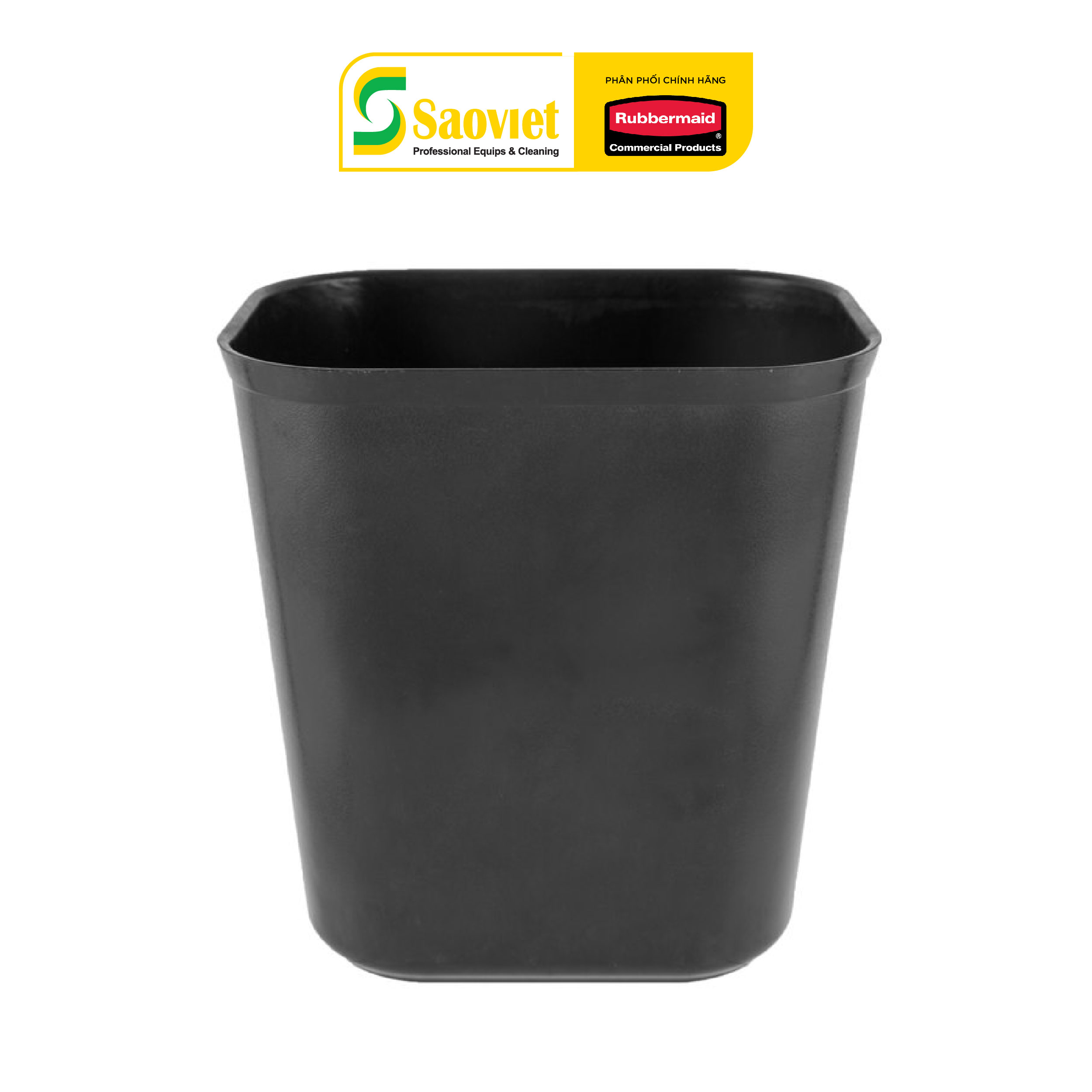 Thùng Rác Văn Phòng Chống Cháy RUBBERMAID (Chính Hãng) - SKU: FG254100/FG254300 | SAOVIETCO