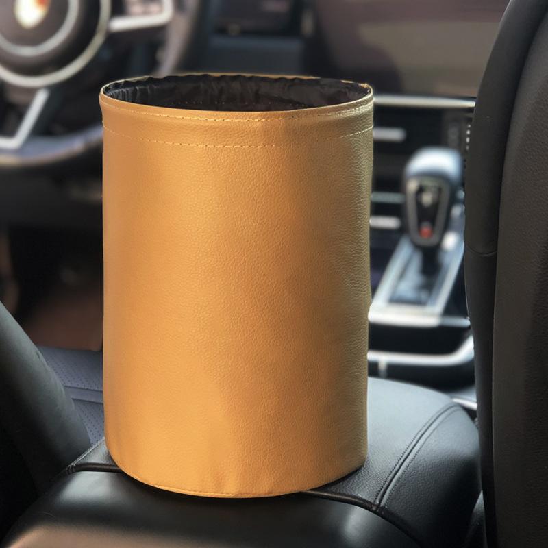 Các phong cách mới nhất ô tô lưu trữ xô ô chống thấm lưu trữ xô gấp mini treo xe da đa chức năng thùng rác có thể