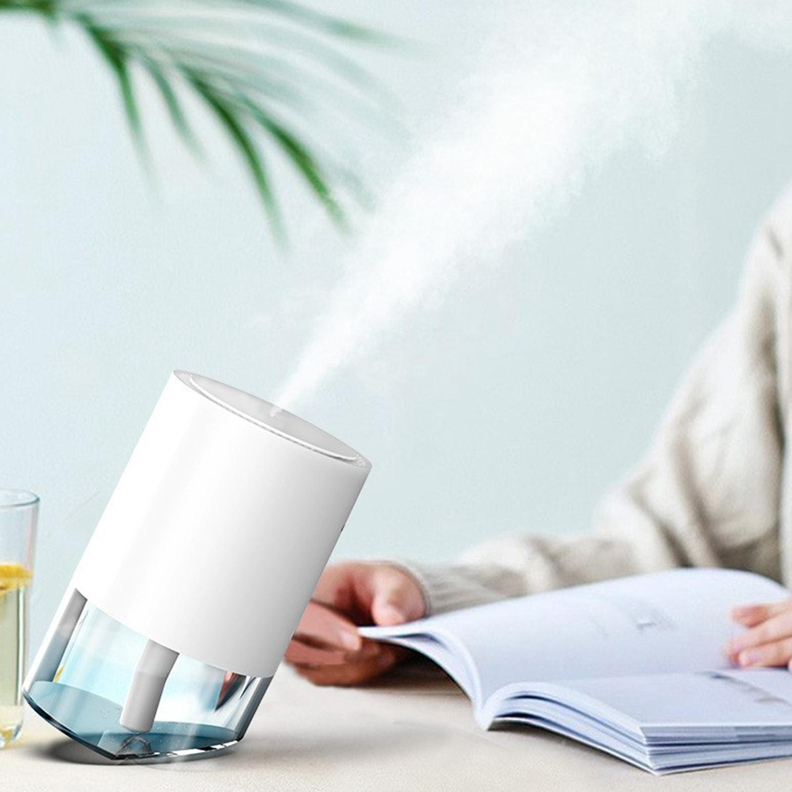 390ml USB Mini Car Home Humidifier Aroma Oil Diffuser Mist Purifier White