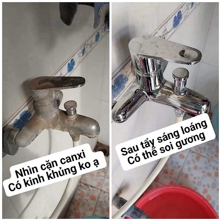 Tẩy Cặn Canxi Nhà Tắm Tẩy Ố Kính Gạch Men ASAKI Nước Tẩy Rửa Đa Năng Siêu Tẩy Dầu Mỡ 500ml