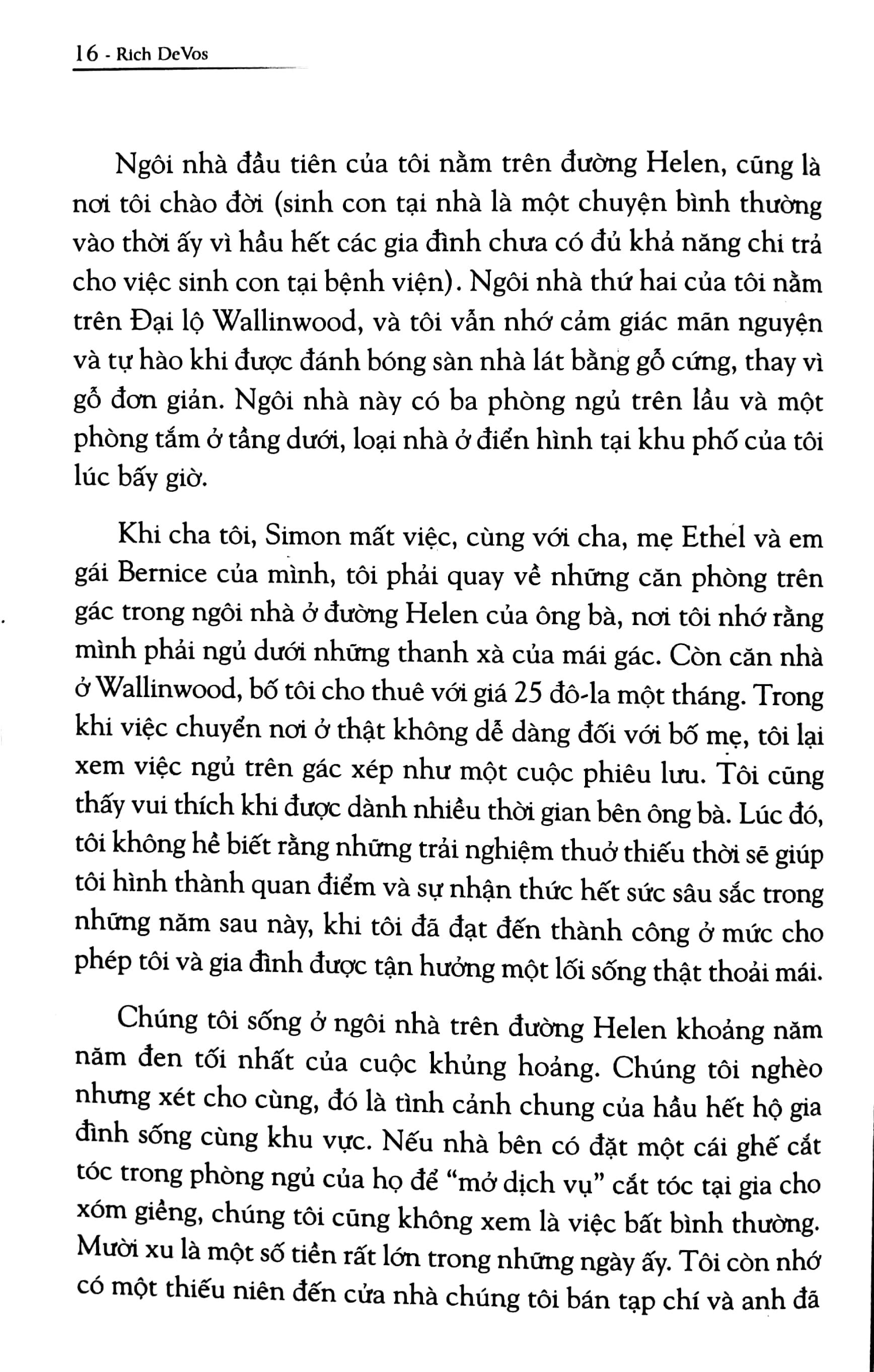 Hồi Ký Rich DeVos - Con Đường Tỷ Phú