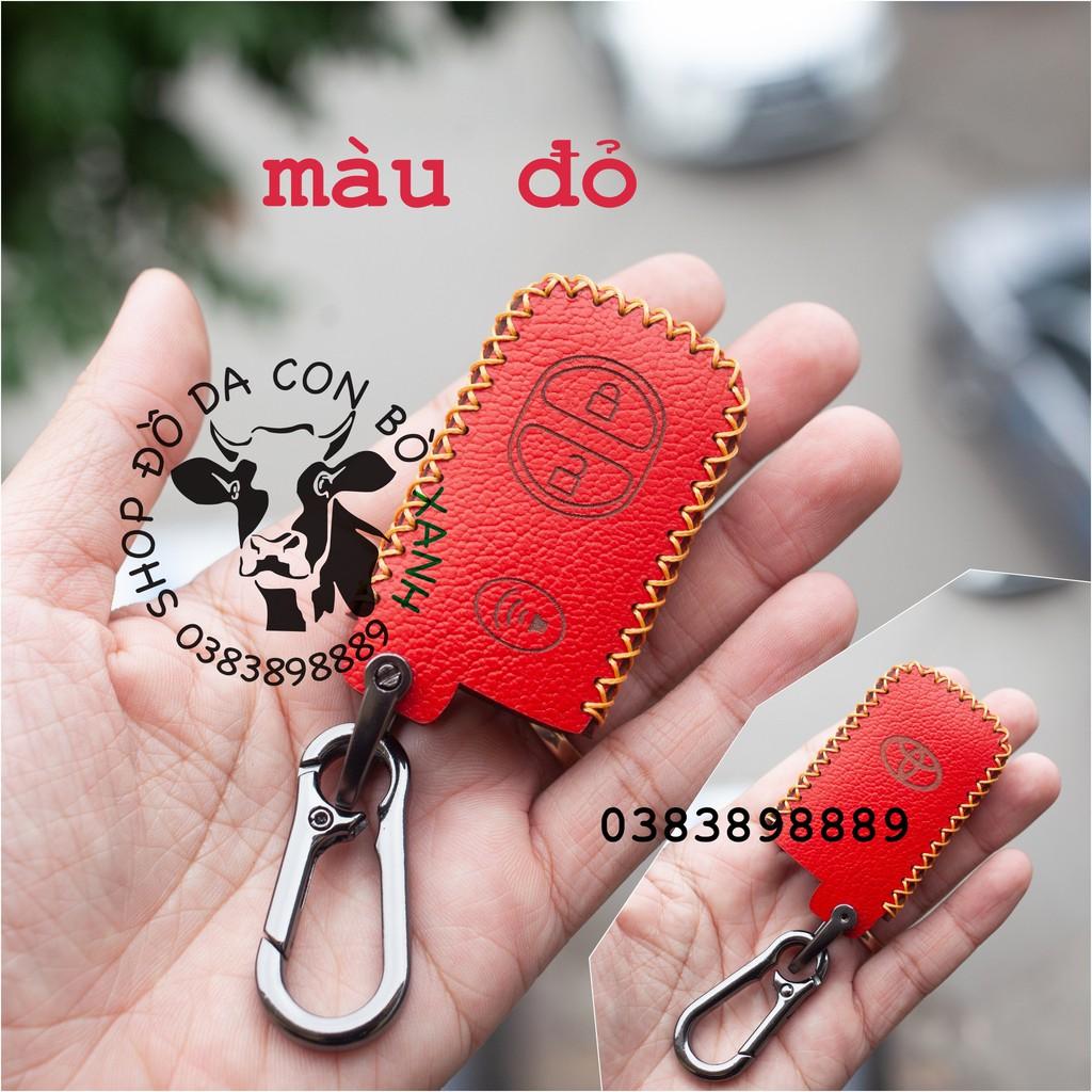 Bao da dành cho chìa khoá Toyota Altis 2.0V, Camry 3.5, Venza, Landcruiser Prado 2010 handmade da thật 002
