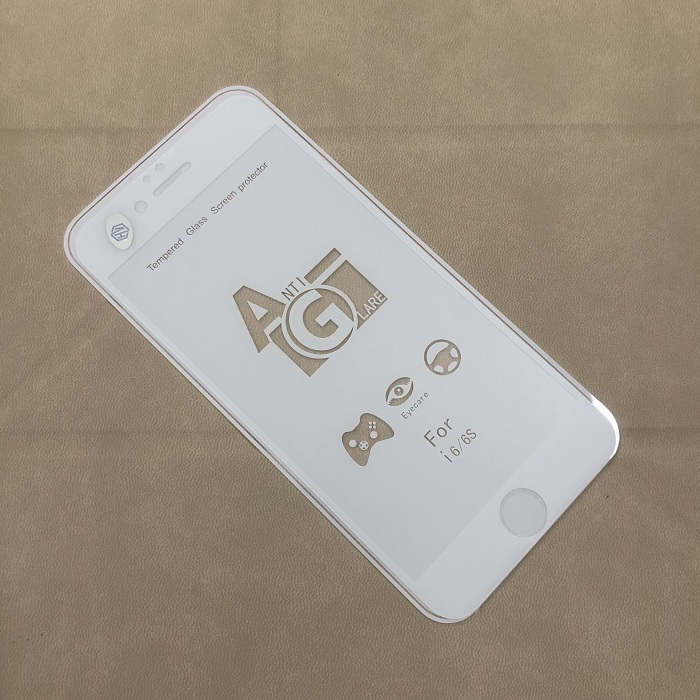 Tấm dán cường lực full màn hình chống vân tay dành cho iPhone 6, iPhone 6S
