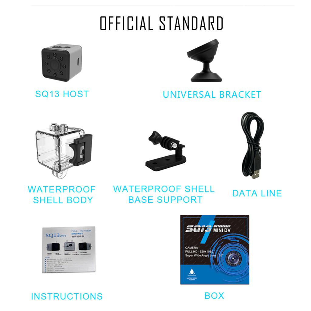 FHD 1080P Mini Car Hidden DV DVR Camera  Dash Cam IR Night Vision SQ13