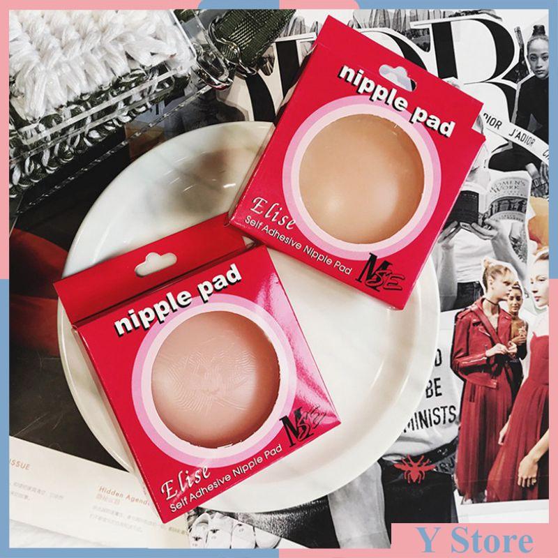 Hộp 2 Miếng Dán che đầu Ti Silicone