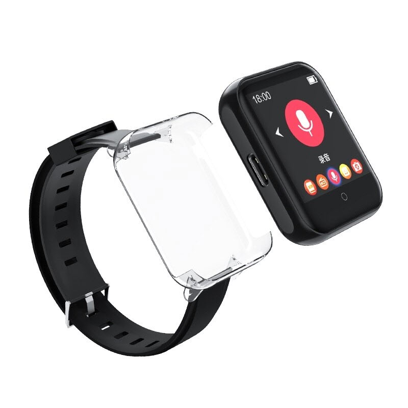 Máy Nghe Nhạc MP3 Ruizu M8 8Gb Kiểu Dáng Smart Watch - Công Nghệ Bluetooth 5.0 - Màn Hình Cảm Ứng IPS 1.54inch - Hàng Chính Hãng