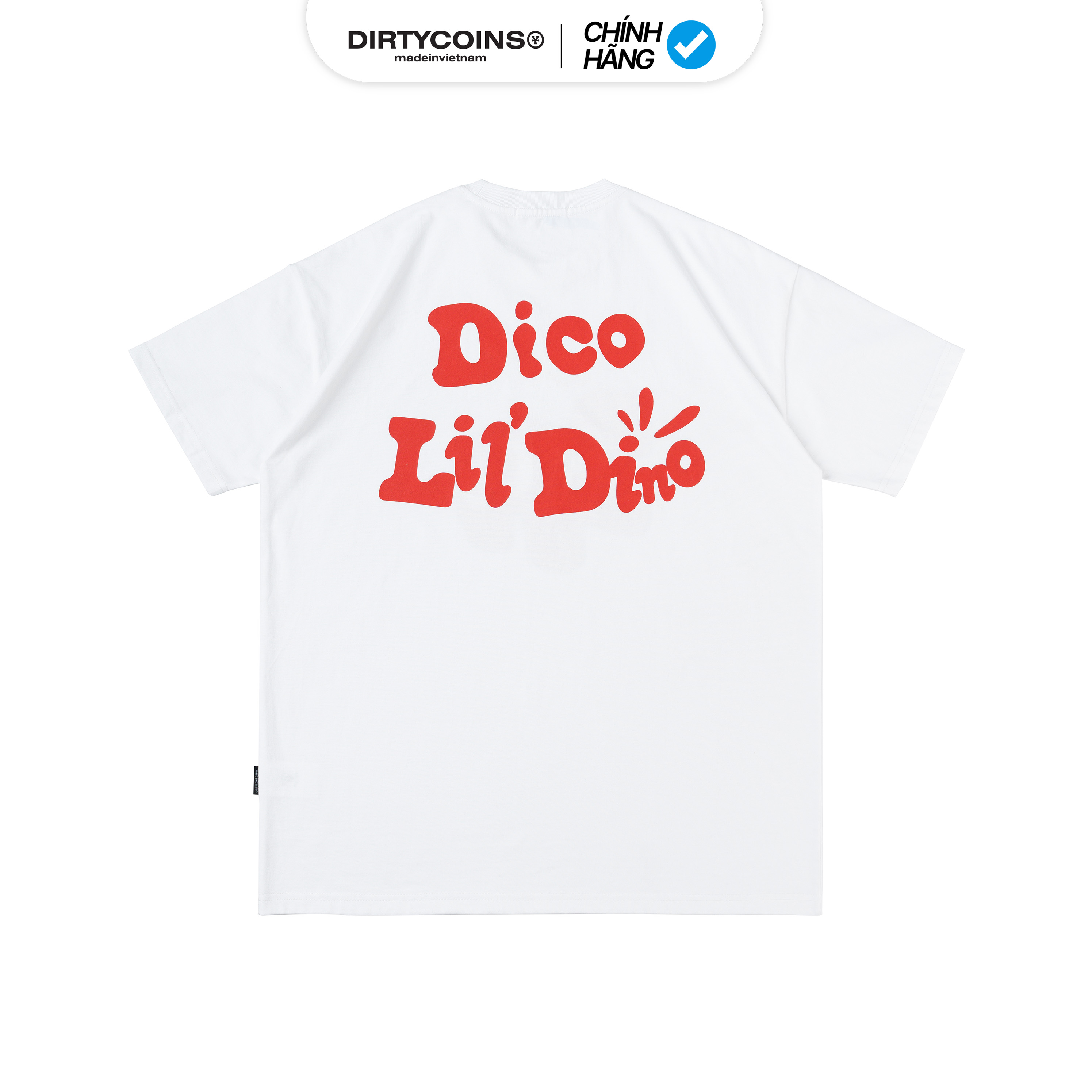 Áo Thun DirtyCoins Dico Lil Dino Red T-shirt - White