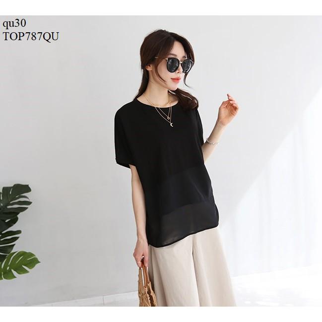 TOP703 ÁO KIỂU NỮ FORM DÀI