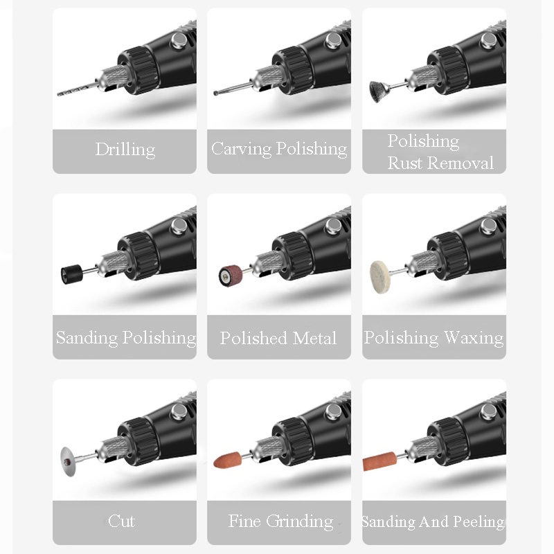 Mài cắt khoan đánh bóng KOMAX động cơ mạnh mẽ máy khoan cắt làm chim gia công đồ gỗ