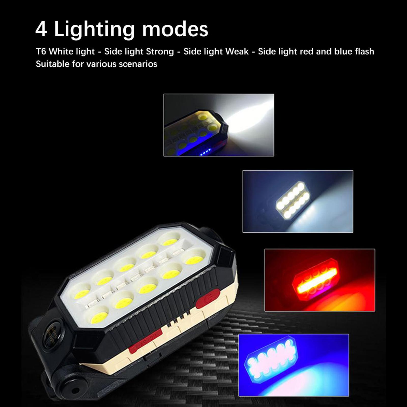 USB LED Work Light Magnetic Light with Magnetic Base for Home Workshop COB Small