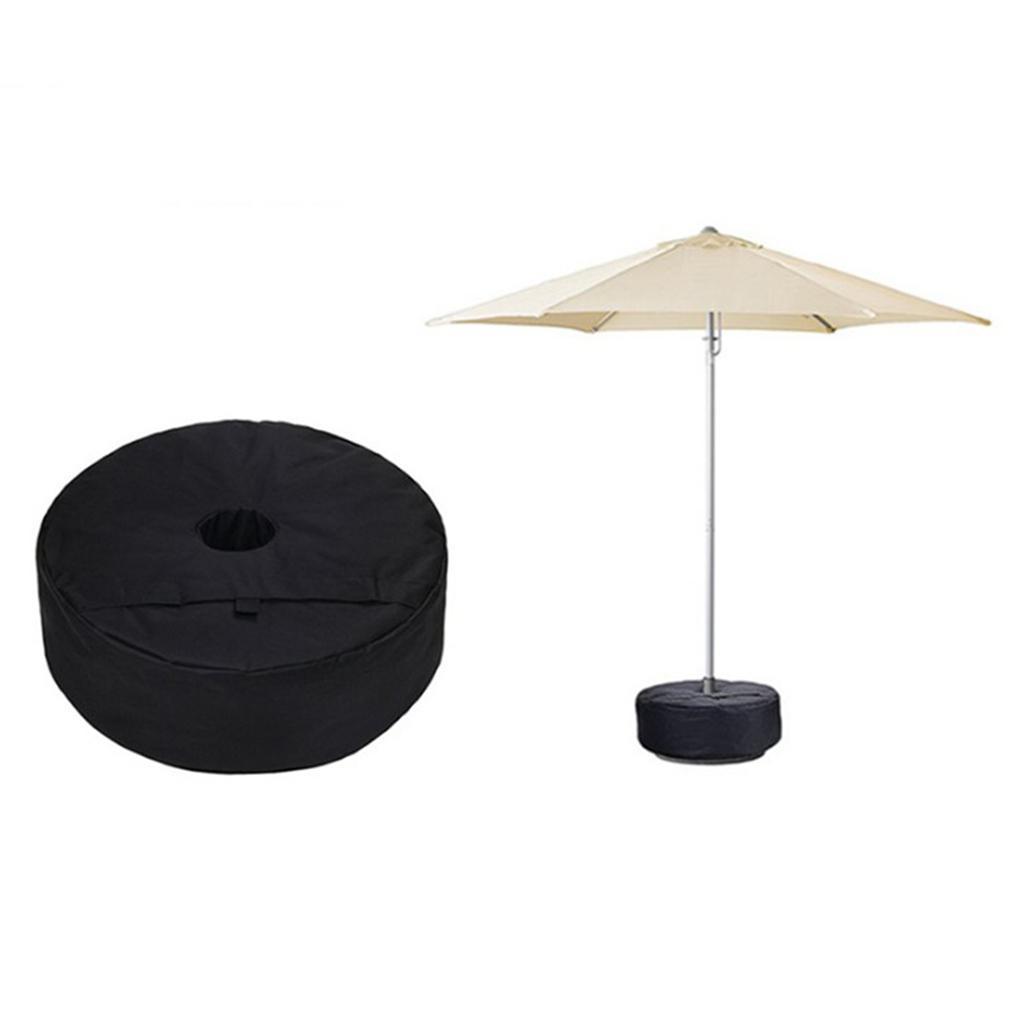 15"/18" Round Outdoor Patio Beach Canopy Umbrella Base Sand Bag Weight 3" Hole Diameter