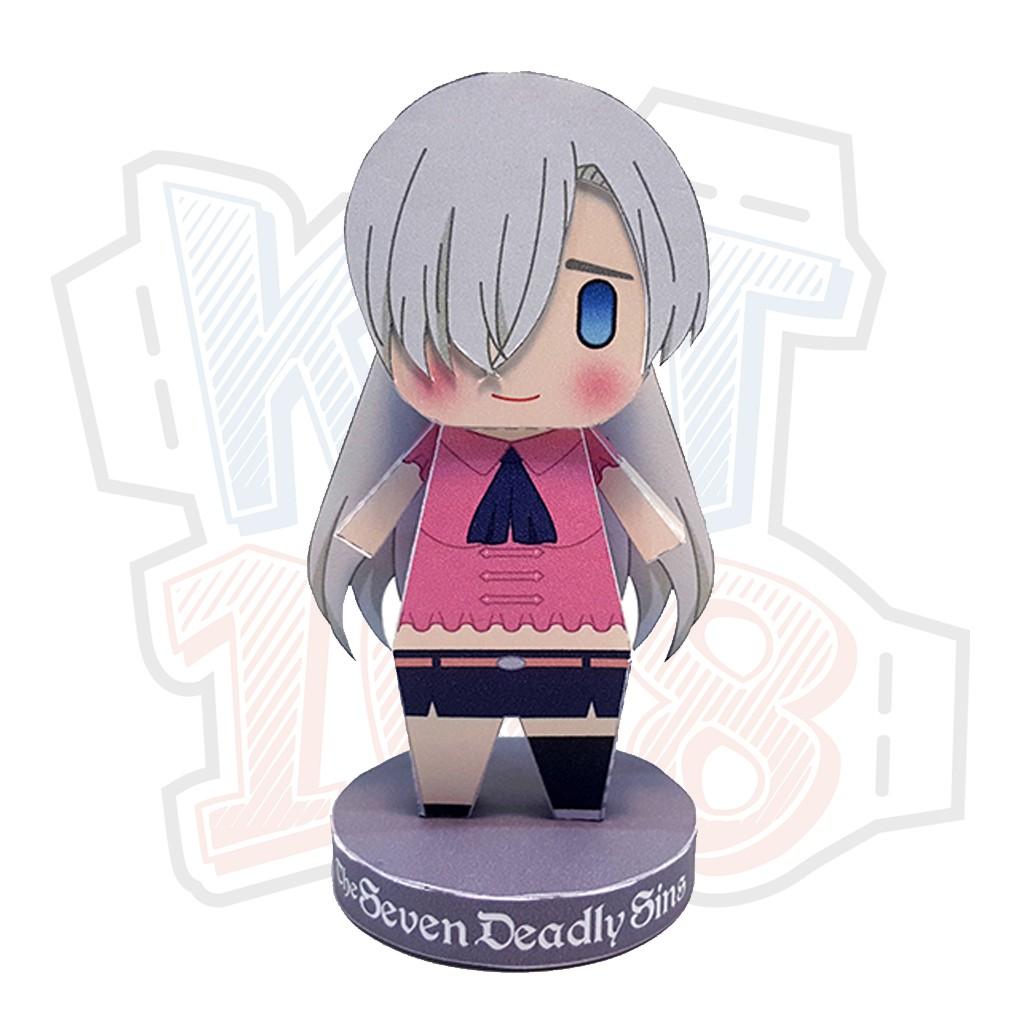 Mô hình giấy Anime Chibi Elizabeth Liones - The Seven Deadly Sins