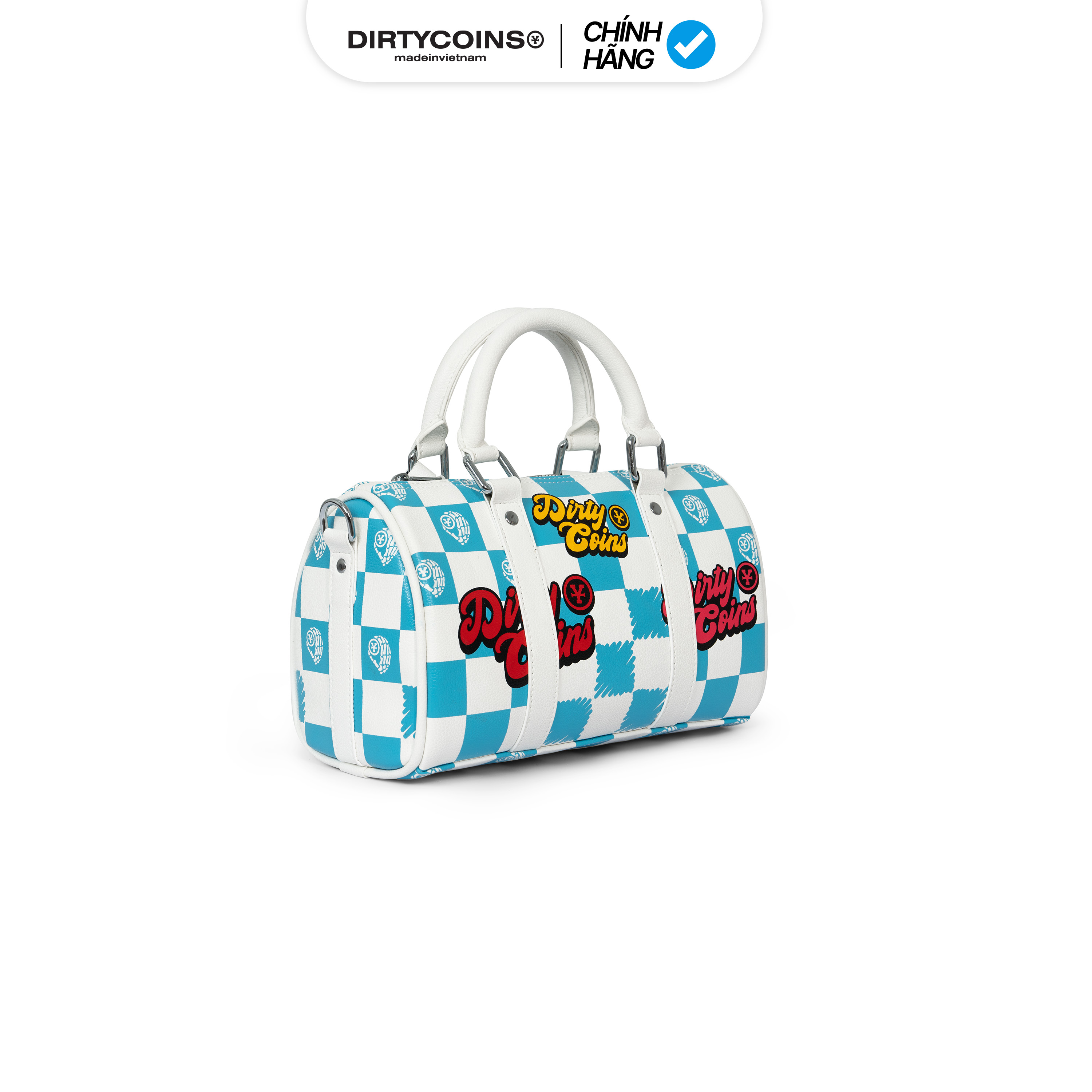 Túi DirtyCoins Checkerboard Print Mini Bowler Bag