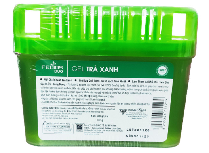 Khử mùi tủ lạnh Gel Fedios-Duo – Thức Ăn Luôn Tươi Ngon &amp; Sạch Thuần Khiết