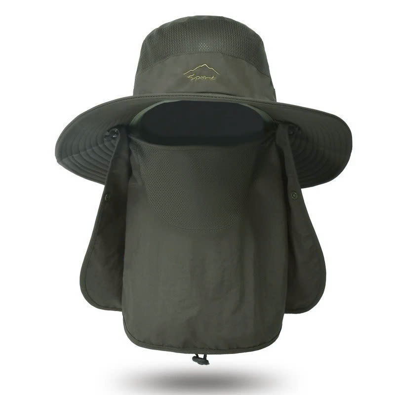 Mũ Nón Lưỡi Trai Chống Nắng Tia UV Cho Nam Nữ Unisex Phong Cách Phù Hợp Mọi Lứa Tuổi Chất Liệu Vải Kaki Cao Cấp Có Thể Điều Chỉnh Trùm Đầu Khẩu Trang Đẹp Đi Chơi Phượt Đánh Golf Du Lịch Dã Ngoại Làm Vườn Văn Phòng