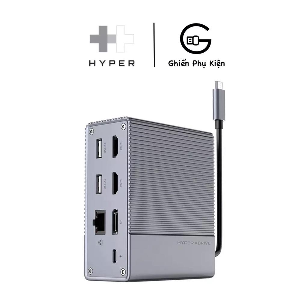 Hub HyperDrive GEN 2  G212 12IN1 Cổng Chuyển Đổi Type C Dành Cho Macbook/iPad Pro 2018 2020/PC/Devices - Hàng Chính Hãng