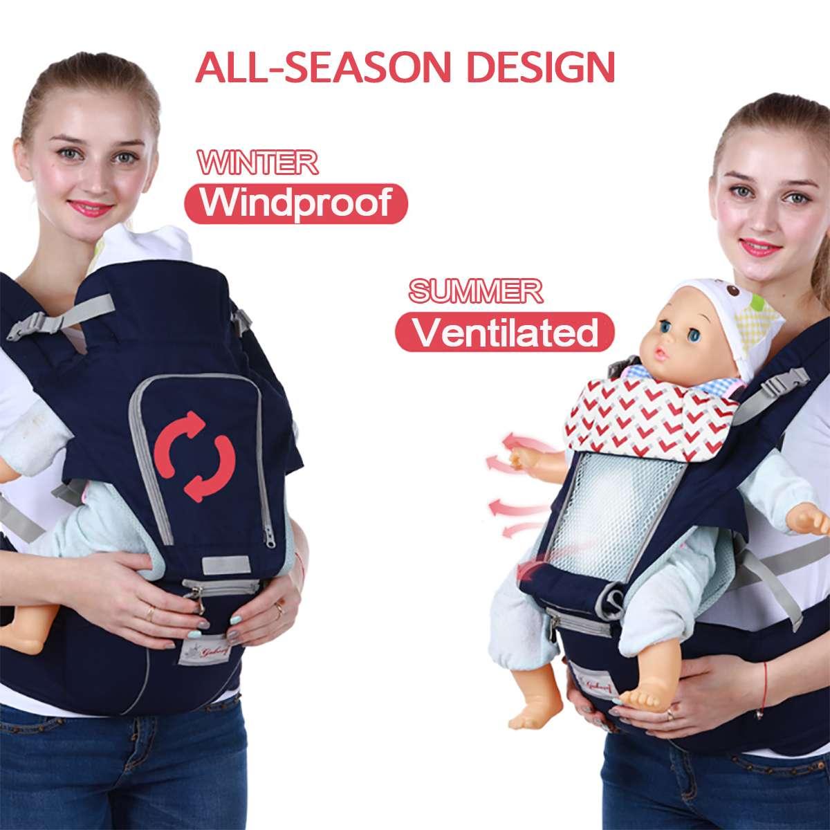 0-36 Tháng 3 Trong 1 Sling Em Bé Sơ Sinh Kid Cho Bé Hipseat Sling Mặt Trước Kangaroo Bé bọc Tàu Sân Bay Dùng Cho Bé Đi Du Lịch