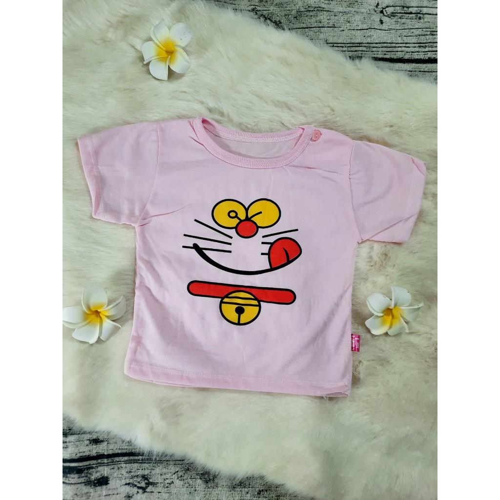 Combo 5 Áo cộc tay cotton cho bé 0-15 tháng