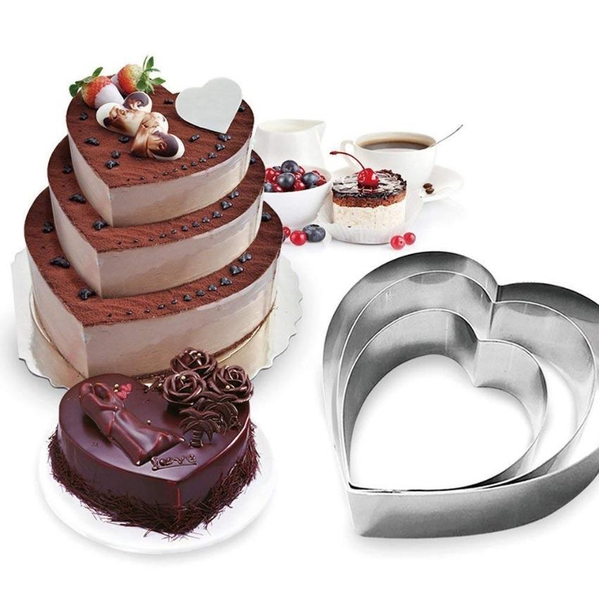 Khuôn RING Mousse Nhấn Cookies Cutter Dụng Cụ Làm Bánh Quy - CBMOUS3P