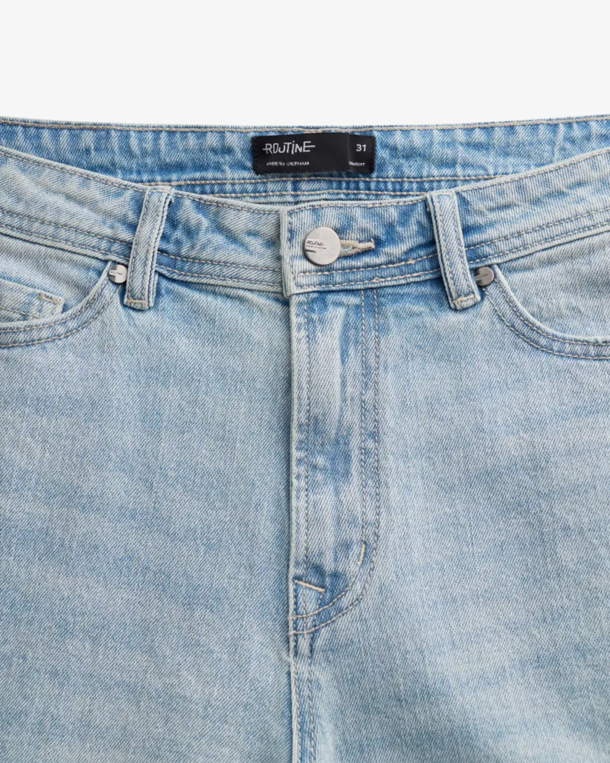Quần short jean nam Form Straight  - ROUTINE 10S26DPS003