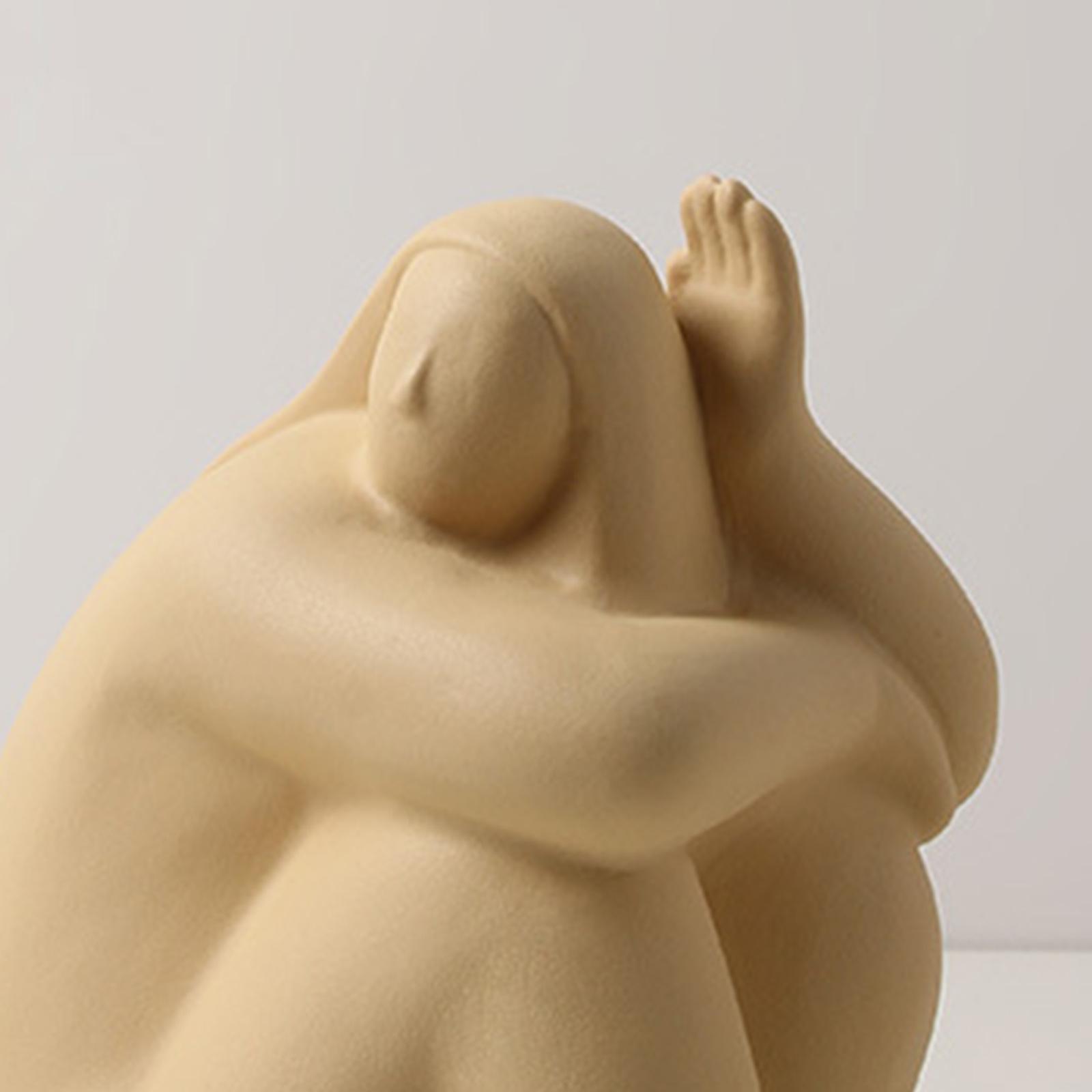 Art Figure Statue Abstract Character Figurine for Tabletop Office Decor