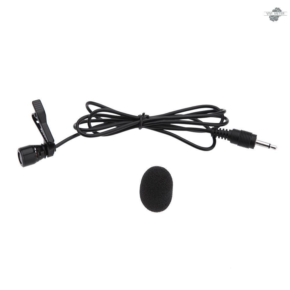 Micro Kẹp Cổ Áo Bằng Kim Loại 3.5mm Cho Máy Tính / Laptop