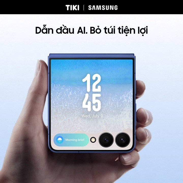 Điện thoại Samsung Galaxy Z Flip7, Điện thoại AI, Màn hình ngoài vô cực 4.1&quot;, Camera selfie 50MP, Mỏng nhất - Hàng Chính Hãng