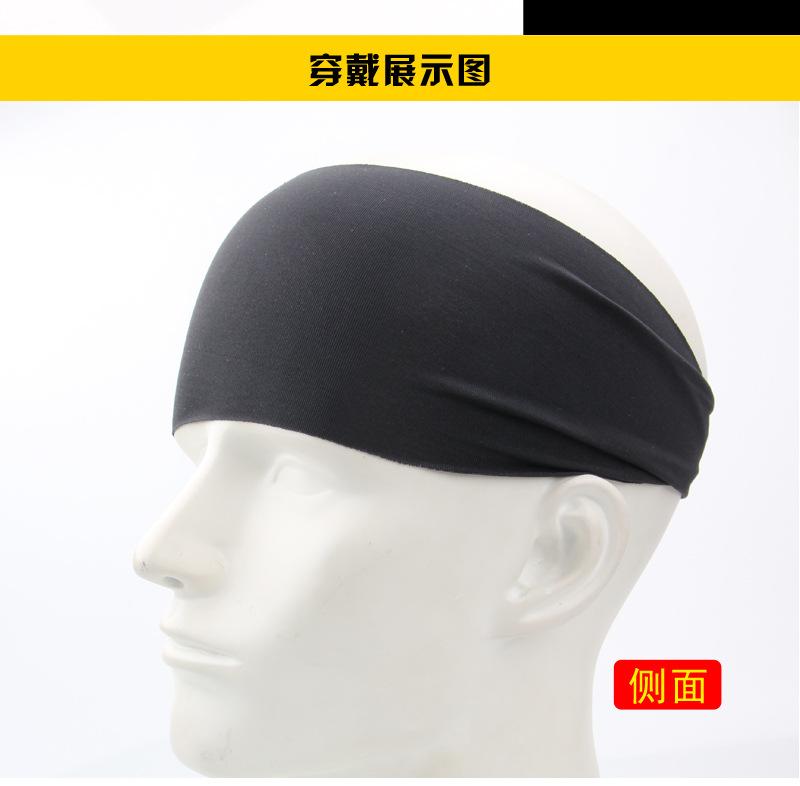 Siêu Mỏng Thể Thao Thấm Mồ Hôi Mồ Hôi Tóc Băng Mềm Mịn Thể Thao Ngoài Trời Tập Yoga Đầu Thoáng Khí Thấm Hút Đầu Color: Blue