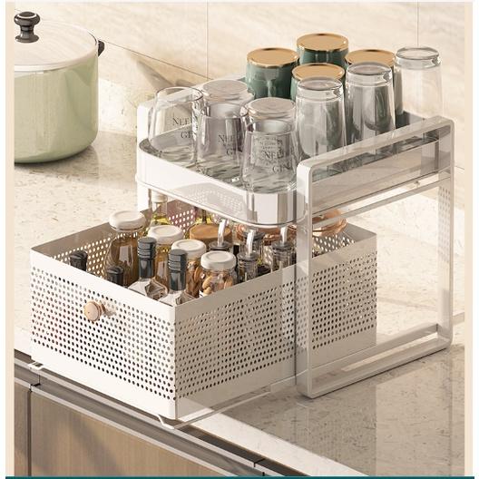 Kệ đựng ly để ráo nước - úp chén dĩa thoát nước trắng SQUARE CUBIC