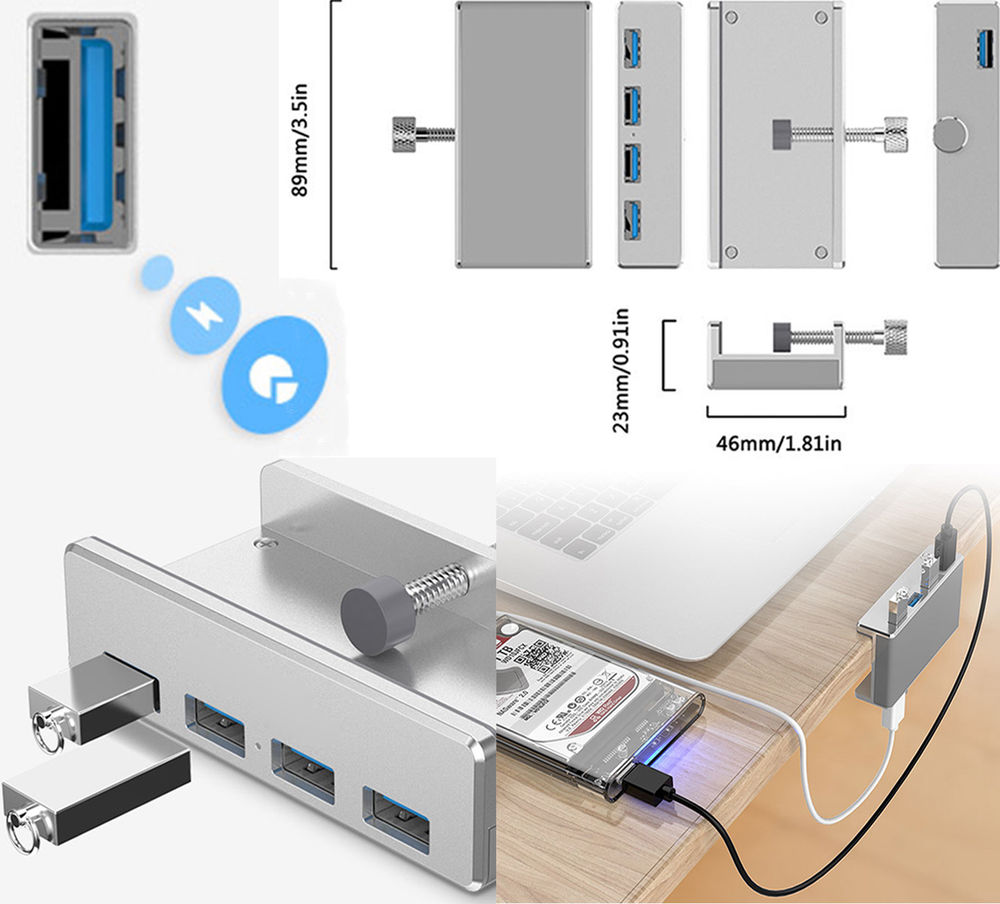 Hub chia 4 cổng USB 3.0 Orico MH4PU - Hàng nhập khẩu