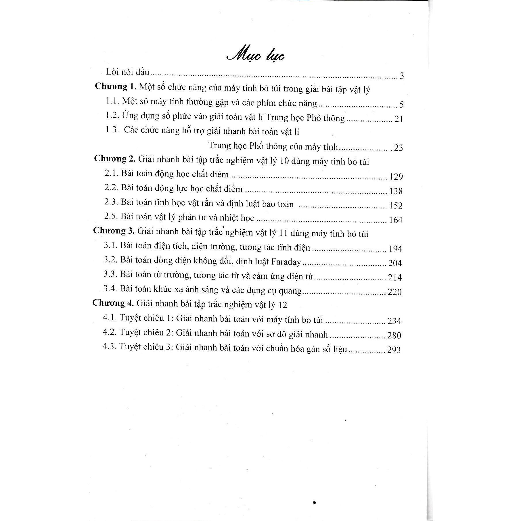 Sách - Giải Nhanh Bằng Máy Tính Bỏ Túi - Môn Vật Lí - Hồng Ân