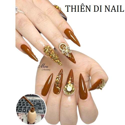 Sơn gel màu nâu đất được chị em mê mẩn