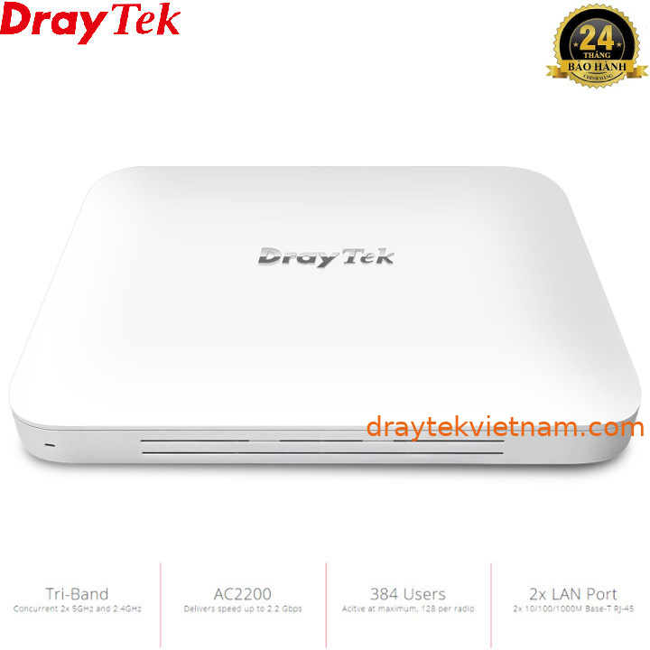 Wifi DrayTek VigorAP 1000c PoE - Hàng chính hãng