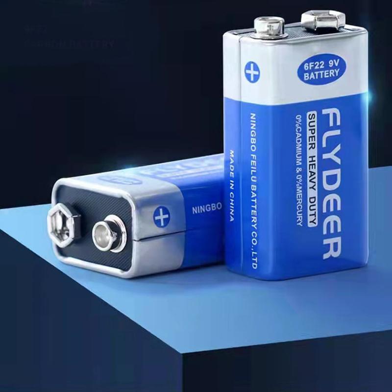 4-10 Chiếc 100% Mới Chính Hãng Pin Carbon 9V 9800MAh 6F22 Nhạc Cụ Báo Động Đồng Hồ Đo Vạn Năng Micro Đồ Chơi Điều Khiển Từ Xa KTV Điện Áp Danh Định: 9V