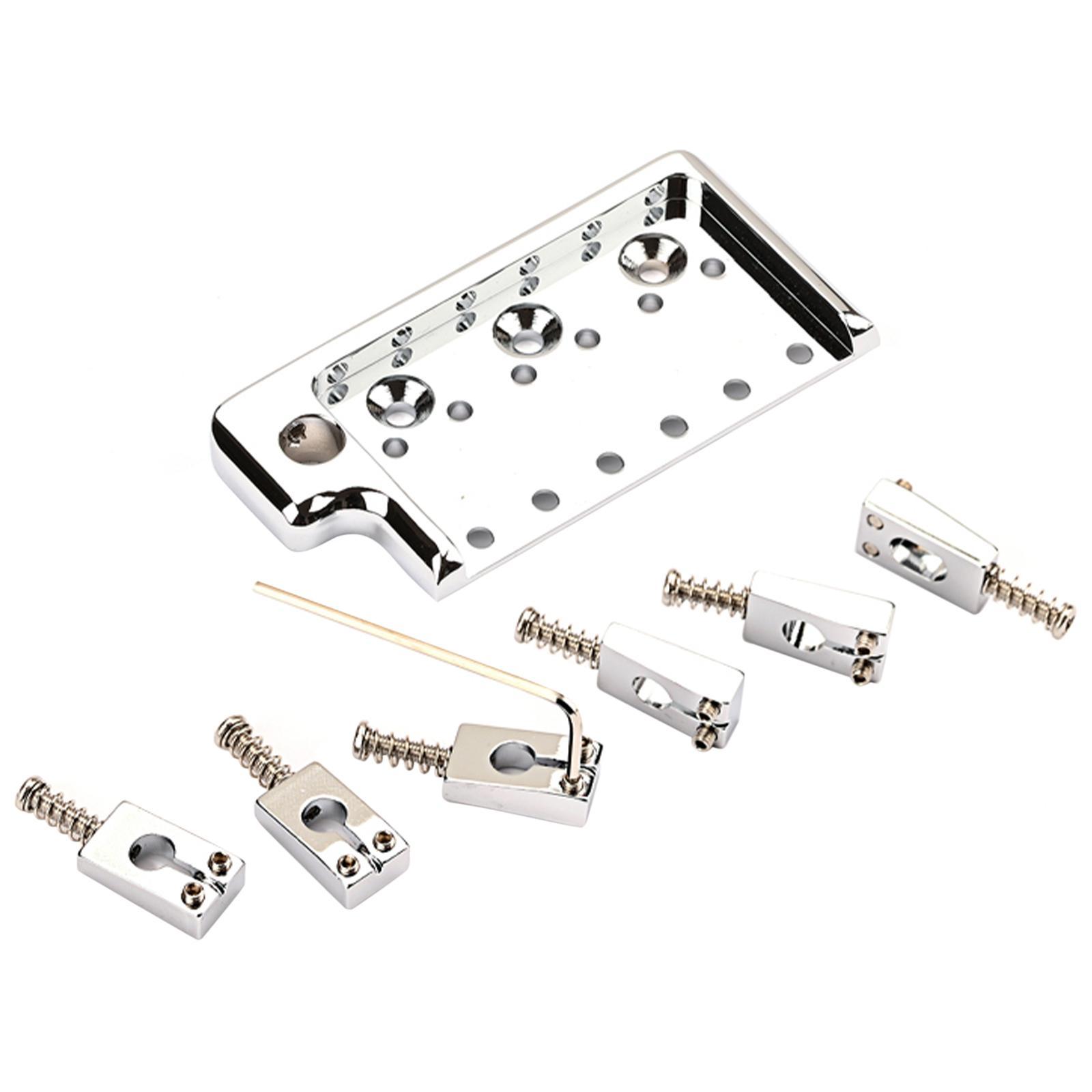 Professional Guitar Bridge Plate with Wrench Accessories for Electric Guitar