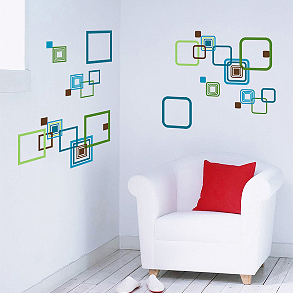 Decal Dán Tường Vuông Binbin PK276