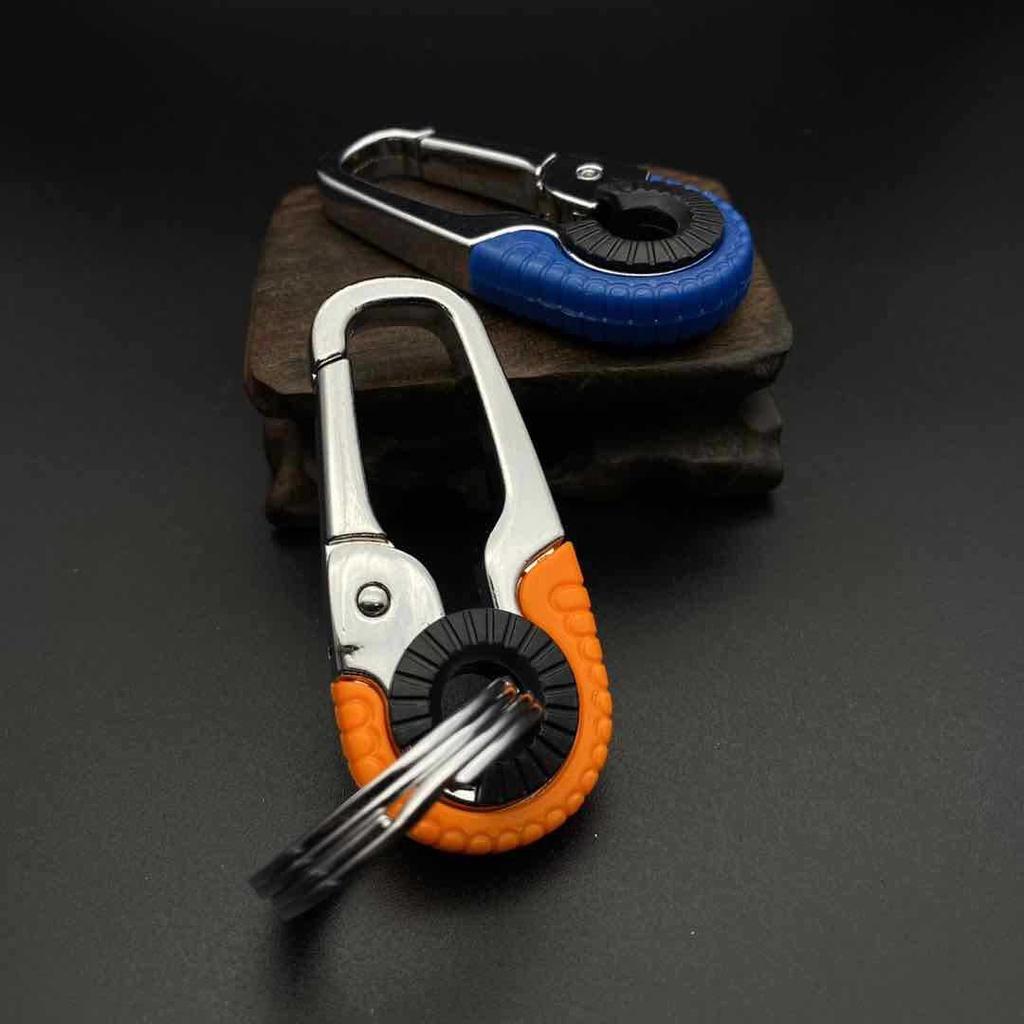 Carabiner Keychain Camping Climbing Hiking Outdoor Sports Safety Buckle Keychain Zinc Alloy Keychain Ring Climbing Equipment