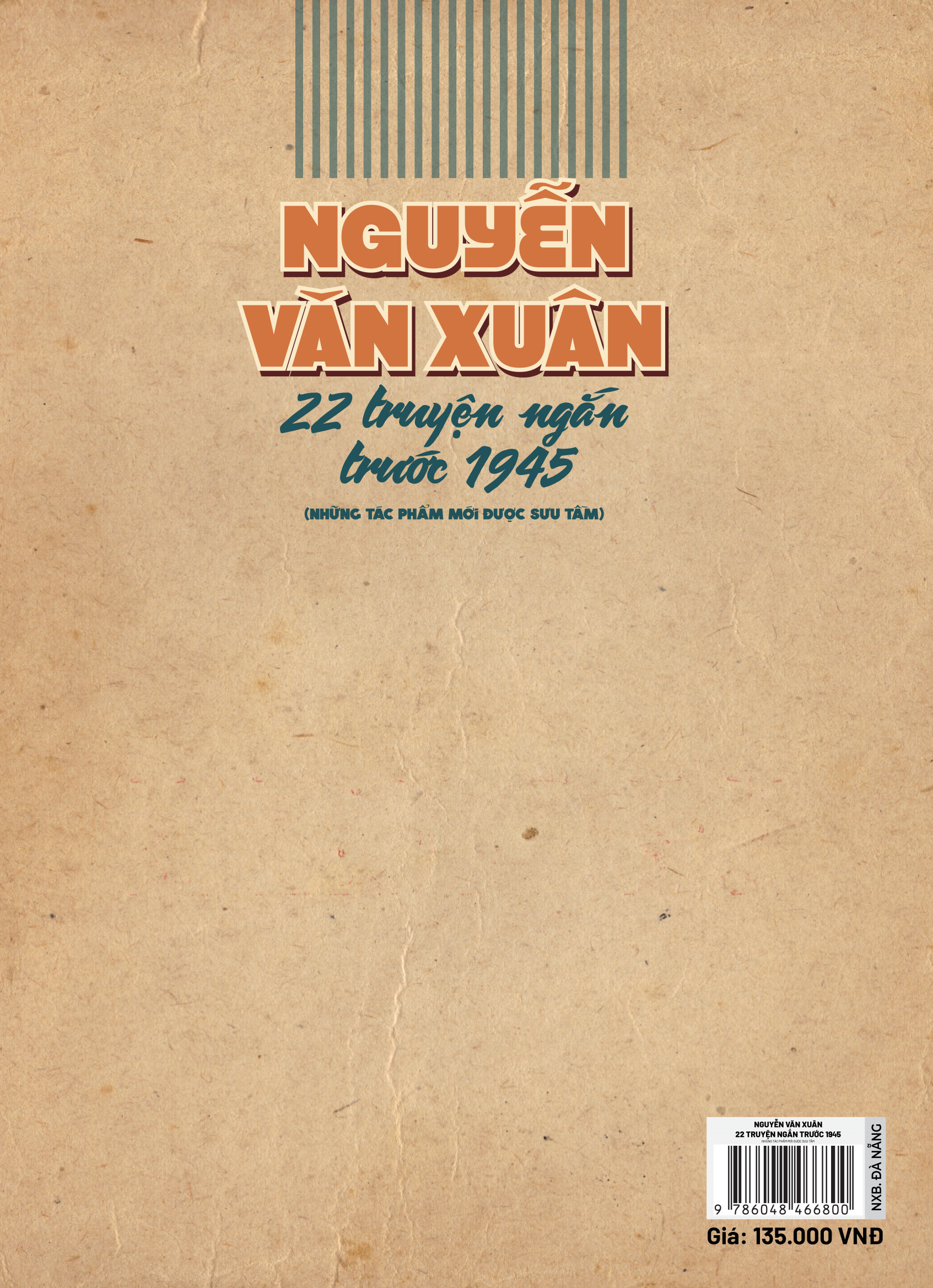 NGUYỄN VĂN XUÂN 22 TRUYỆN NGẮN TRƯỚC 1945