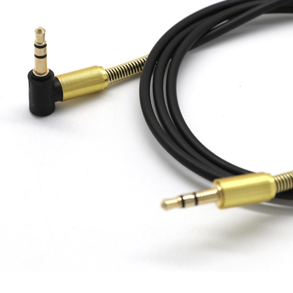 3.5mm  Audio Cable Male To Male 90 Degree Right Angle Aux Cable Red