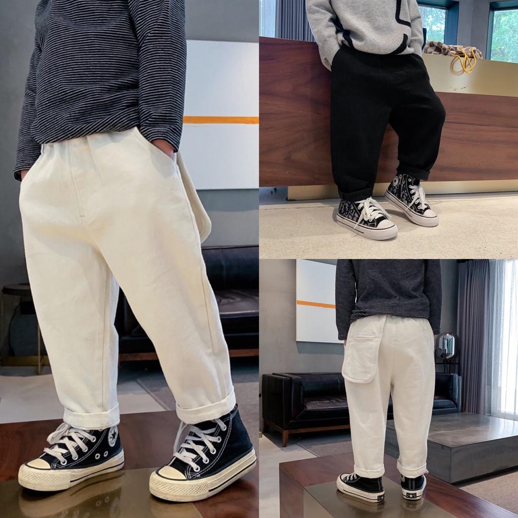 Quần kaki dáng baggy túi hộp sau sành điệu cho bé Q877