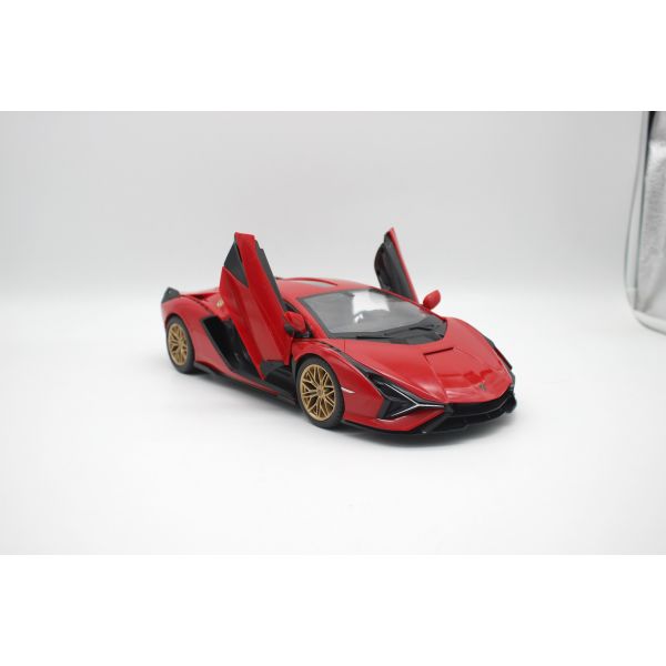 Xe điều khiển 1:14 Lamborghini Sian, có thể mở cửa Đỏ RASTAR R97700/RED