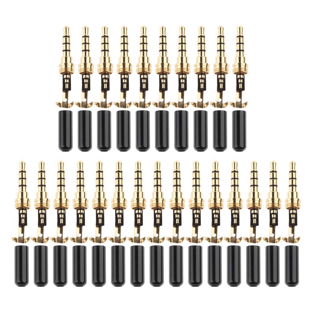 25Pcs Universal Agate 3.5mm Audio Connector Cover For MP4 Headset