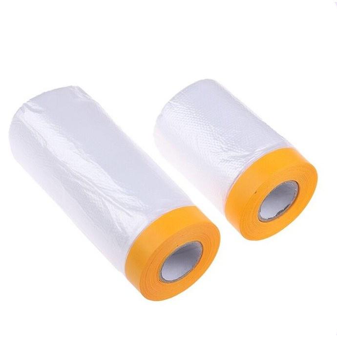 Cuộn nilon che sơn, màng che phủ bảo vệ khi phun sơn ô tô - xe máy, che nền - tường nhà kích thước 110cmx25m