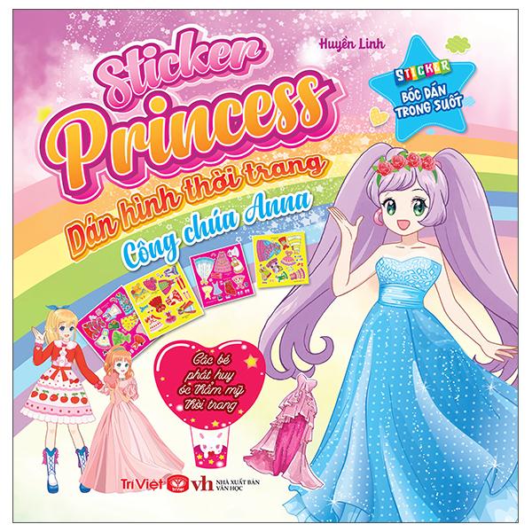 Sách - Sticker Princess - Dán Hình Thời Trang - Công Chúa Anna