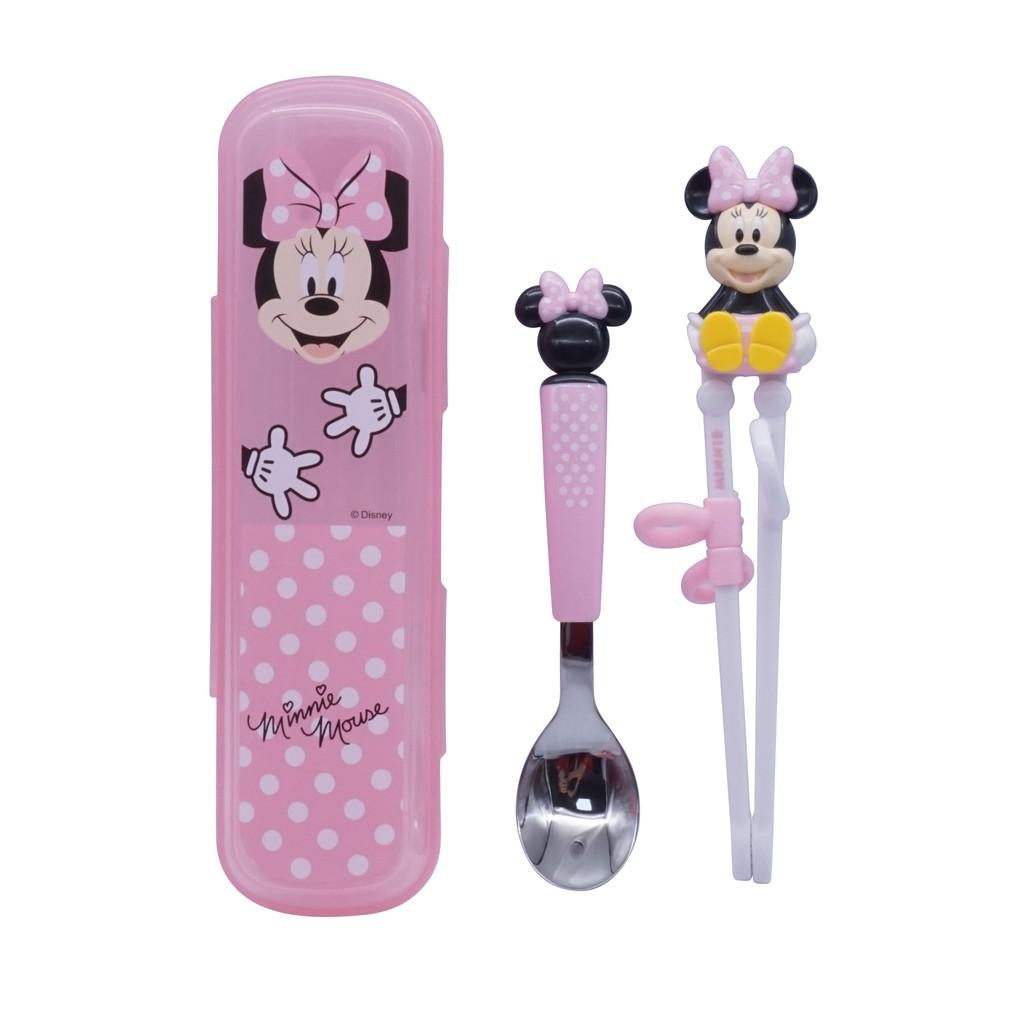 Bộ muỗng đũa tập ăn 3D nhân vật hoạt hình Disney- Micky,Minnie ( 3 món)