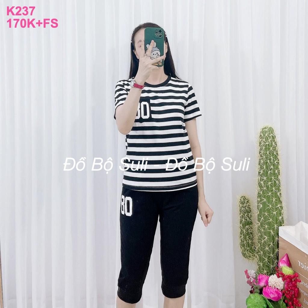Đồ Mặc Nhà Lỡ Thun Cotton sọc ngang - Bền, Đẹp, Năng Động, Chất liệu cao cấp