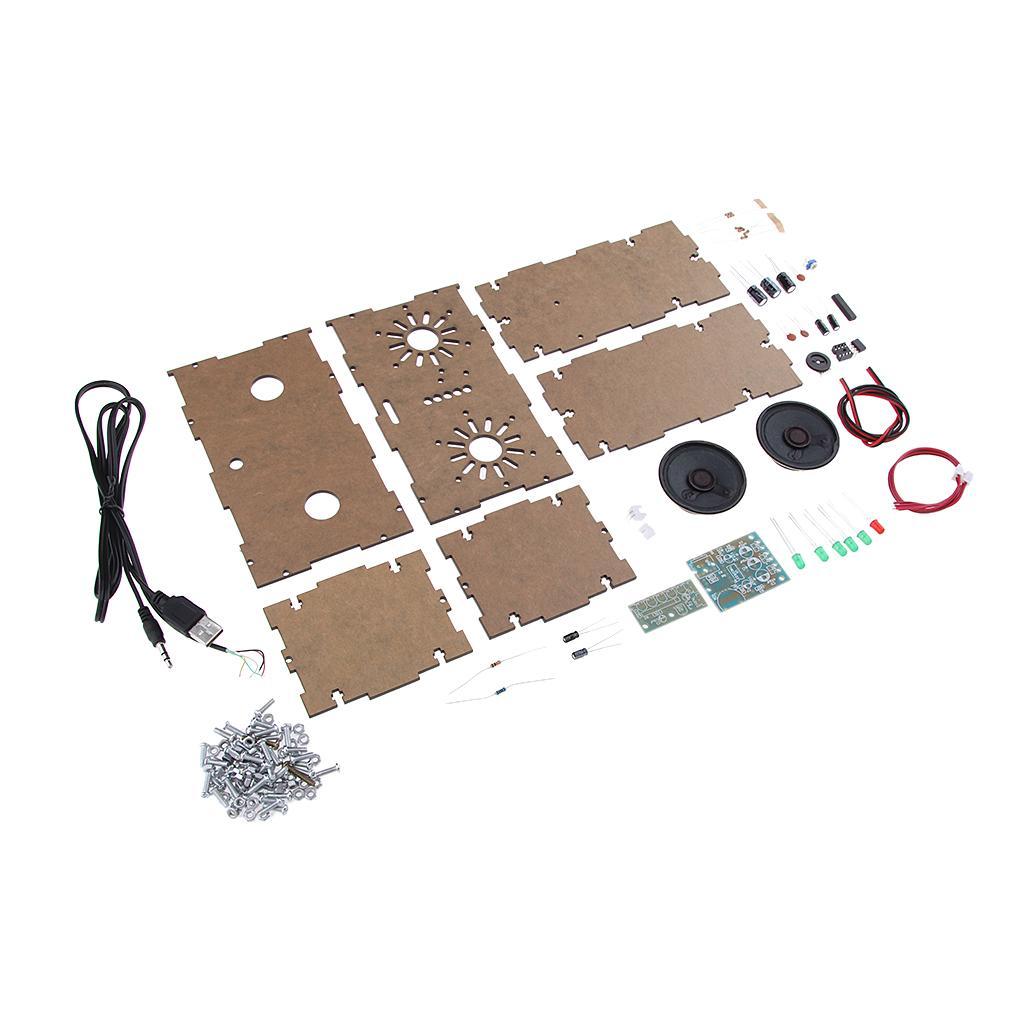 DA2822M Power Amplifier Kit KA2284 Level Indicator Module BTL Audio Speaker