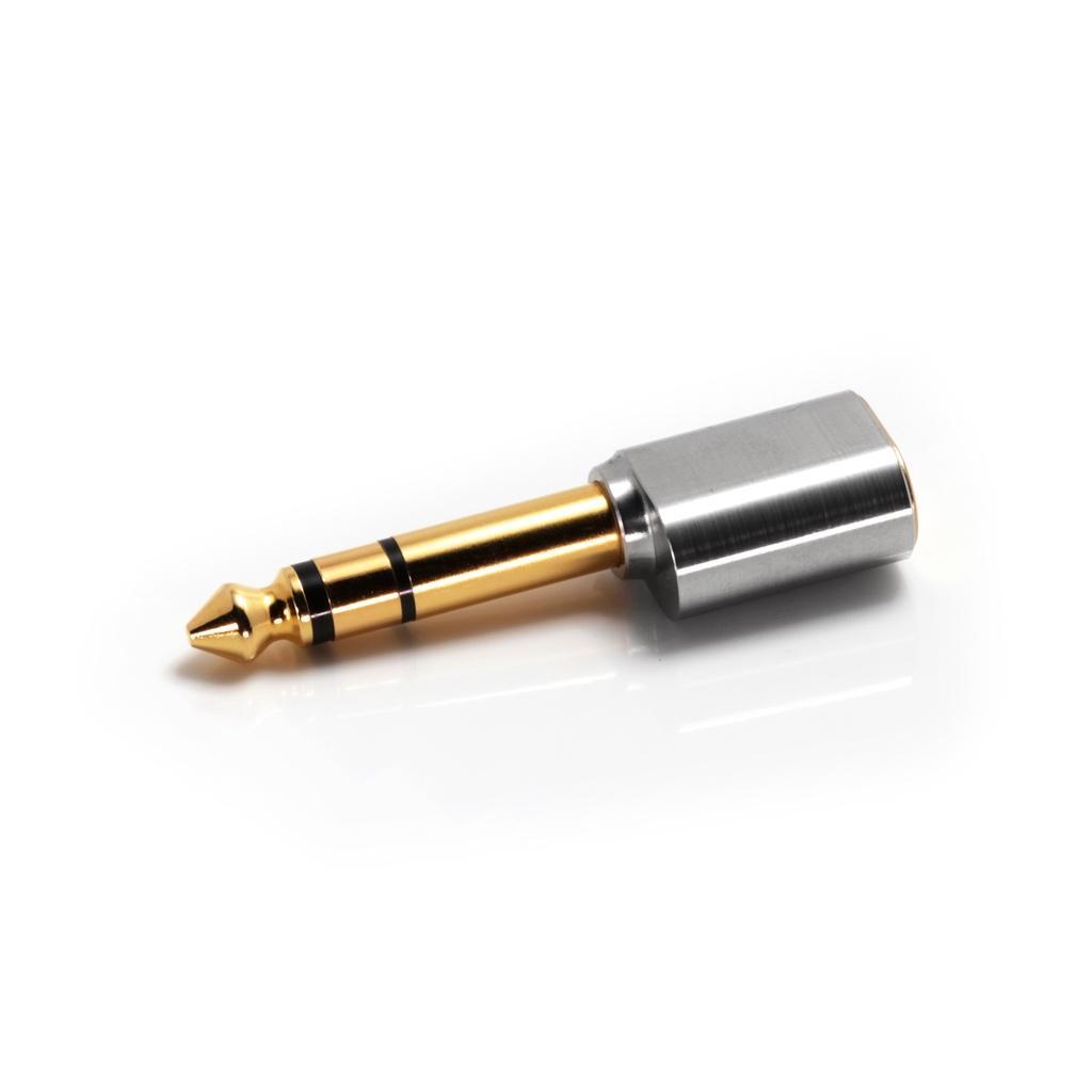 DD ddHiFi DJ65A 6.35mm Male to 3.5mm Female Audio Adapter for Desktop Amplifier Devices with 6.35mm Output Port