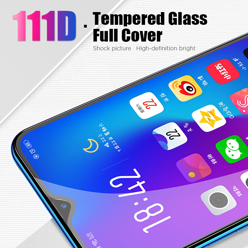 Miếng dán kính cường lực full màn hình 111D cho Oppo A1K hiệu HOTCASE - Hàng nhập khẩu
